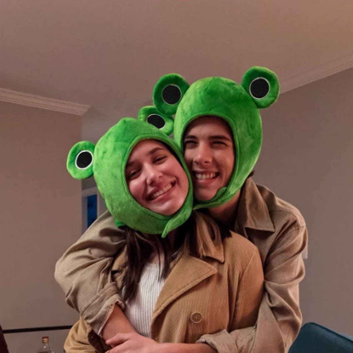 CWAH4064_FUNNY FROG HEADGEAR PERFORMANCE DECORATION HAT