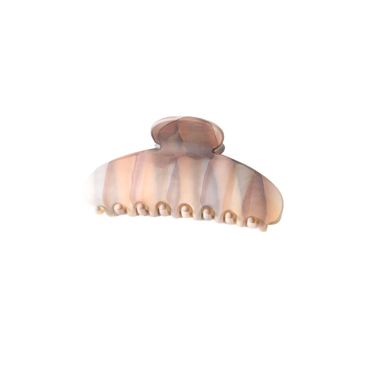 Iridesy matte large PC clip-on hair clip