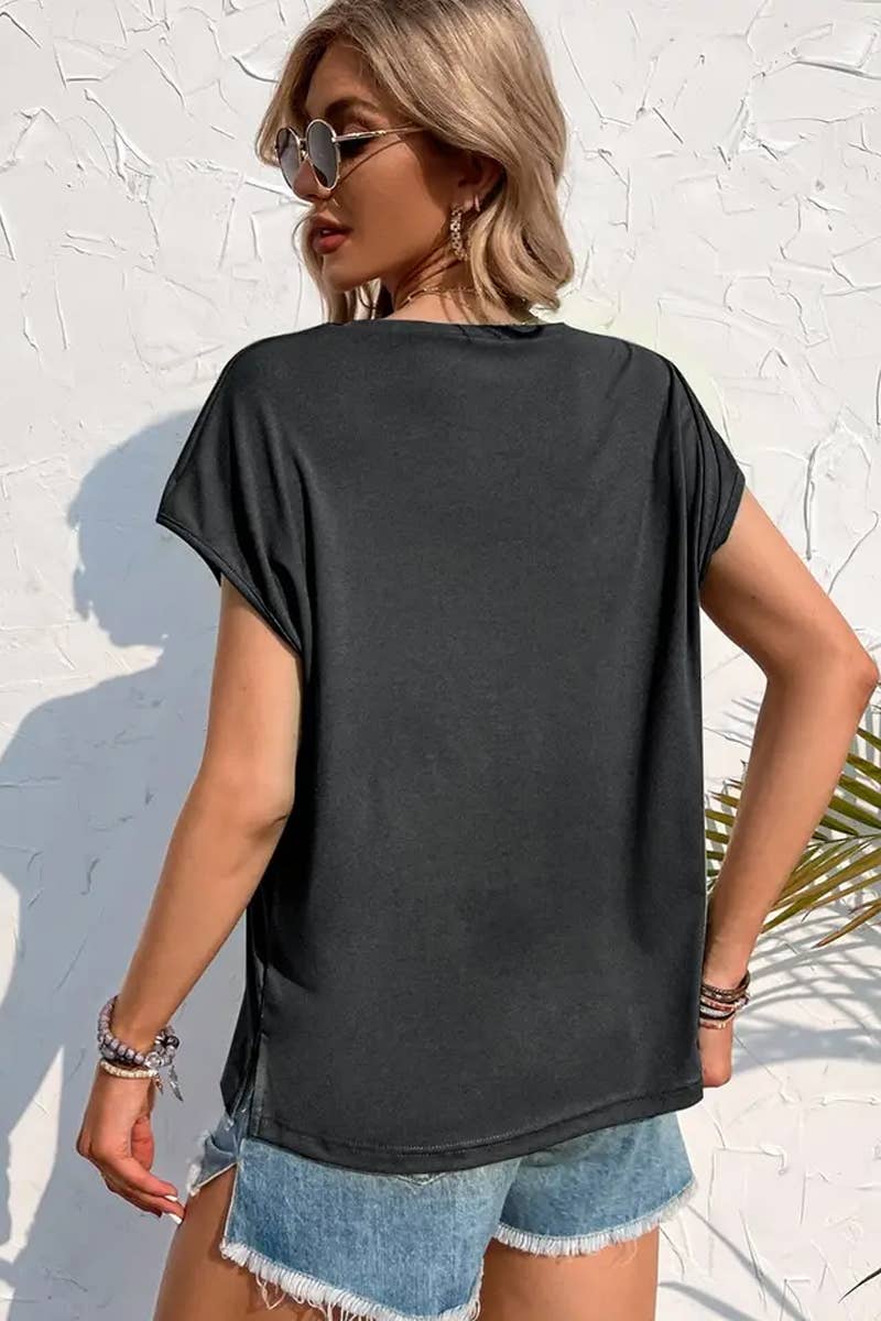 CWTBLS1755_CASUAL LOOSE ROUND NECK STITCHING SWEATER