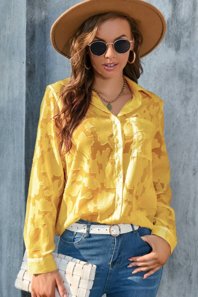 CWTSTL2123_SEXY CASUAL SEE-THROUGH LONG SLEEVE SHIRT TOP