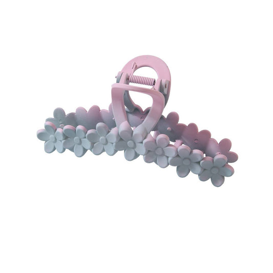 Matte Flower Claw Clip - 13cm Gradient Hair Clasp_CWAHA0467