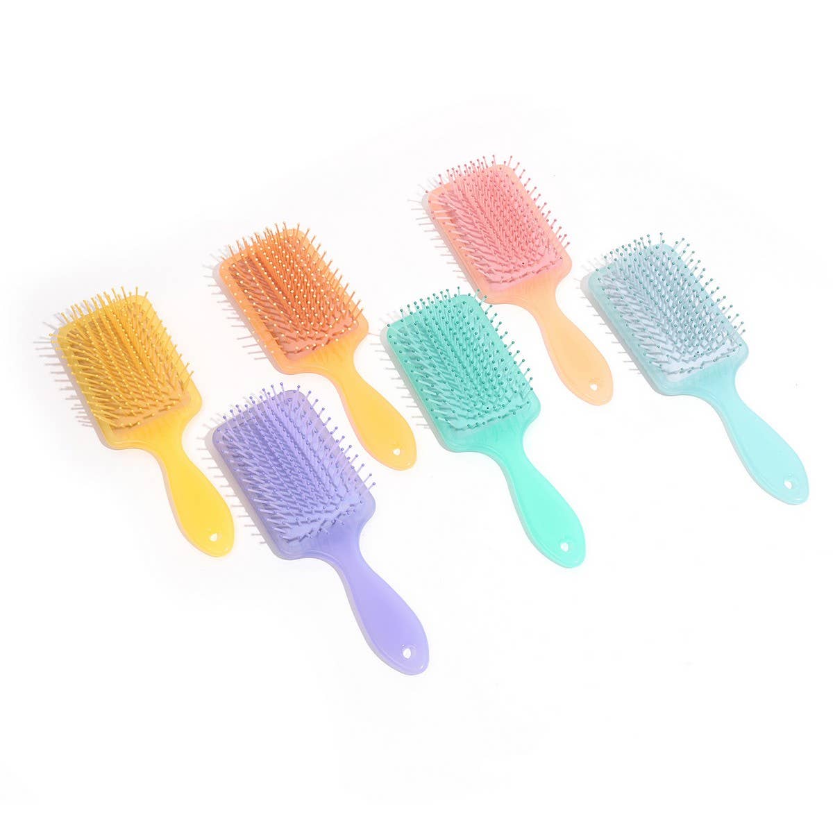 TRANSLUCENT JELLY COLOR AIR BAG MASSAGE COMB
