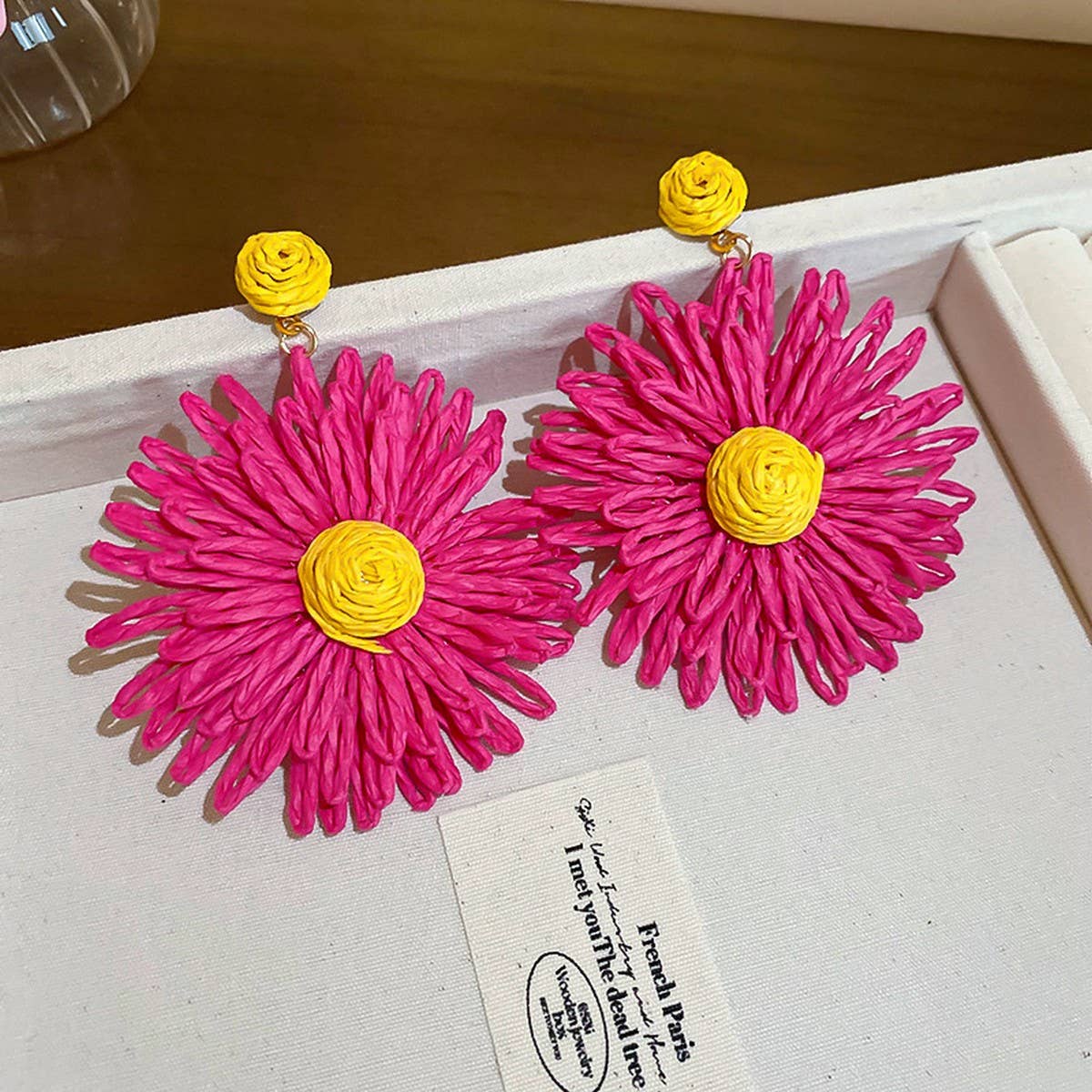 BOHEMIAN RETRO SUNFLOWER EARRINGS_CWAJE2048