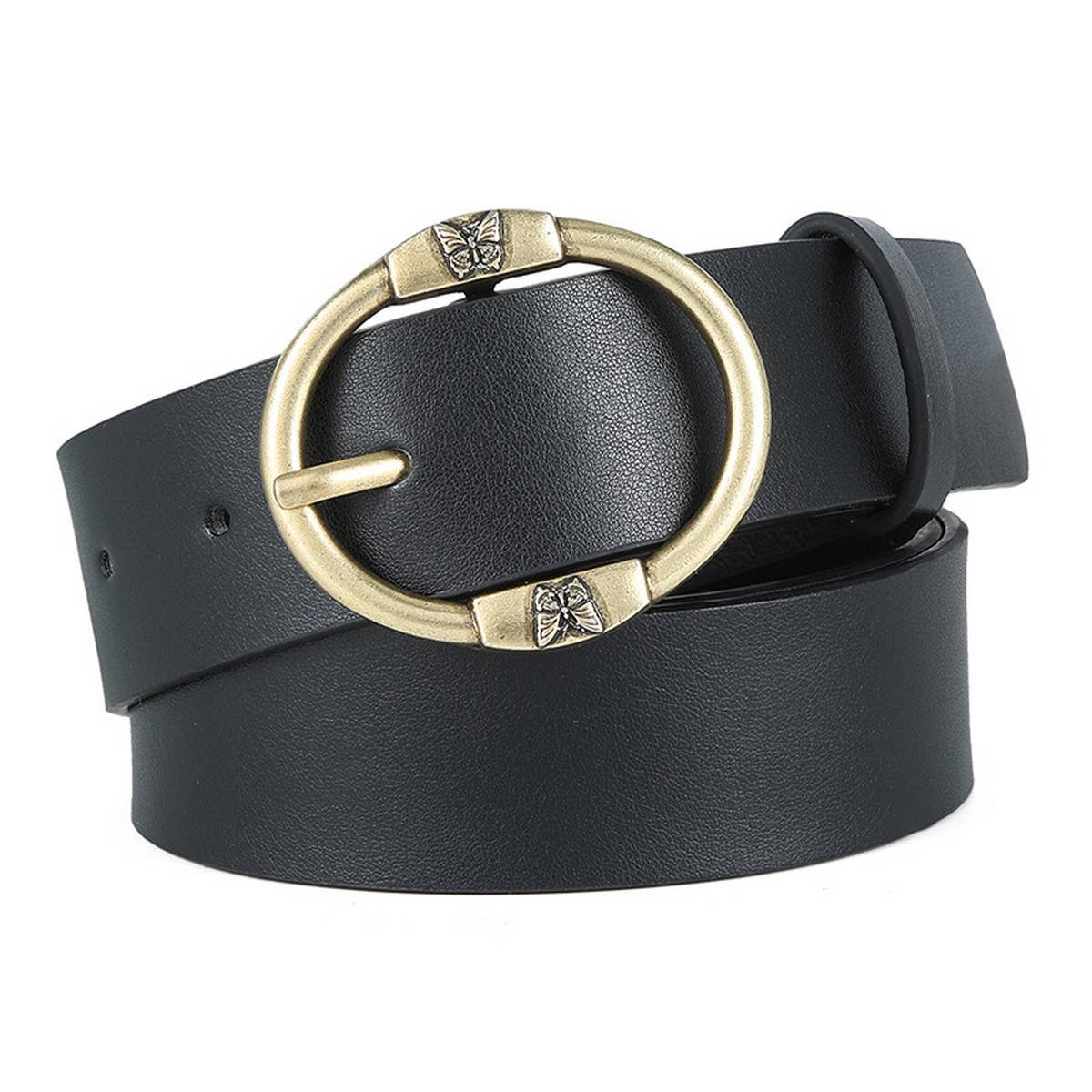 WOMEN ALL-MATCH OVAL PIN BUCKLE BELT_CWABE0591