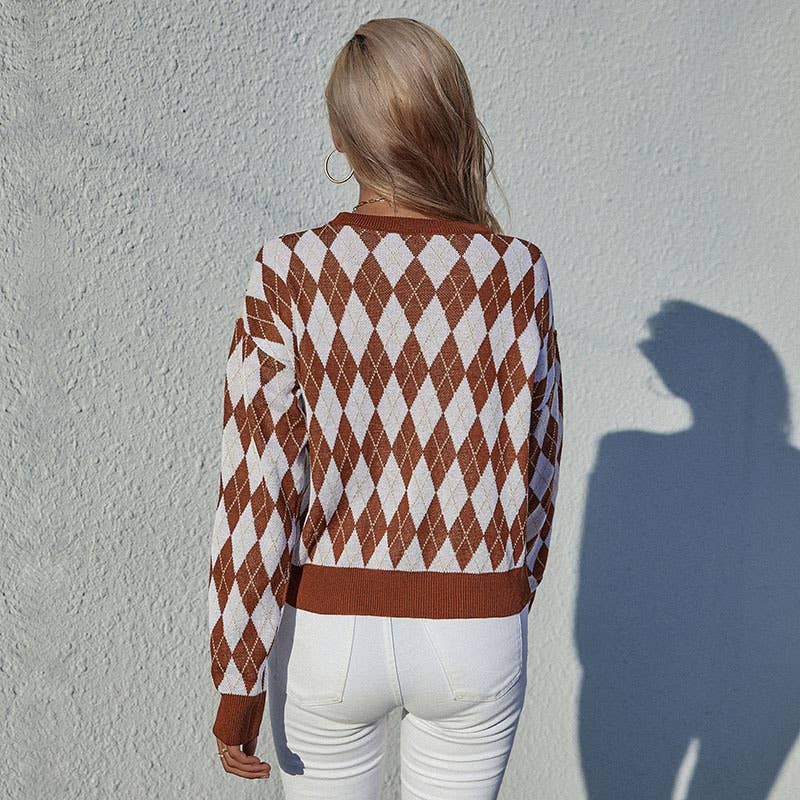 CREW-NECK LONG-SLEEVED PULLOVER SWEATER