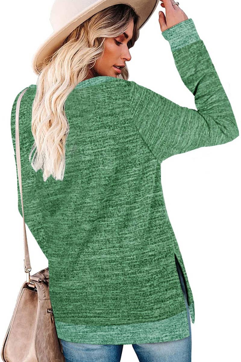 CWTBLL1889_CREW-NECK LONG-SLEEVED JUMPER WITH A SLIT