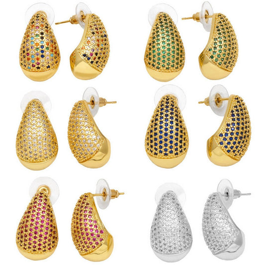 FASHIONABLE DROPLET SHAPED EARRINGS
