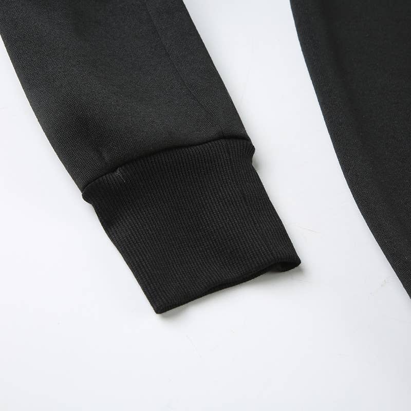 Distinctive street star rhinestone zipper jacket