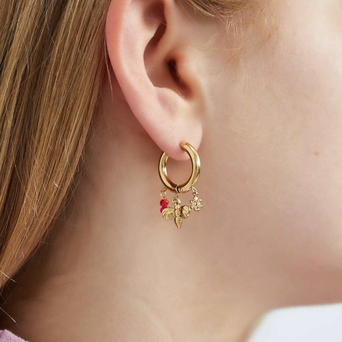 Summer Ocean Collection Gold Earrings_CWAJE5120