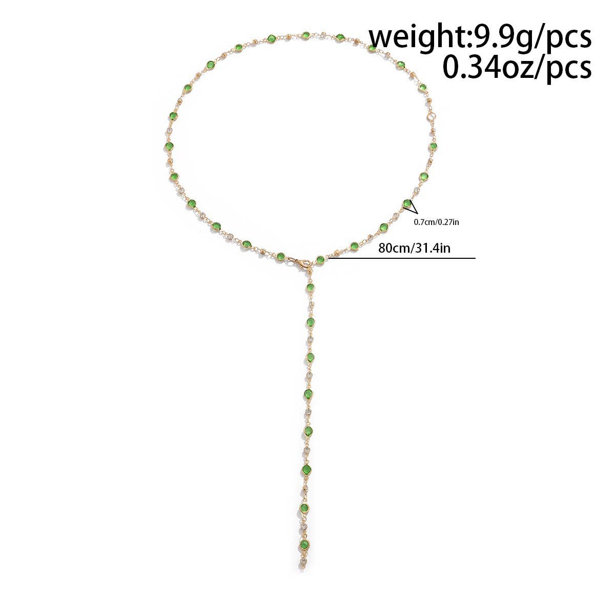 SIMPLE AND FASHIONABLE TASSEL Y-CHAIN NECKLACE
