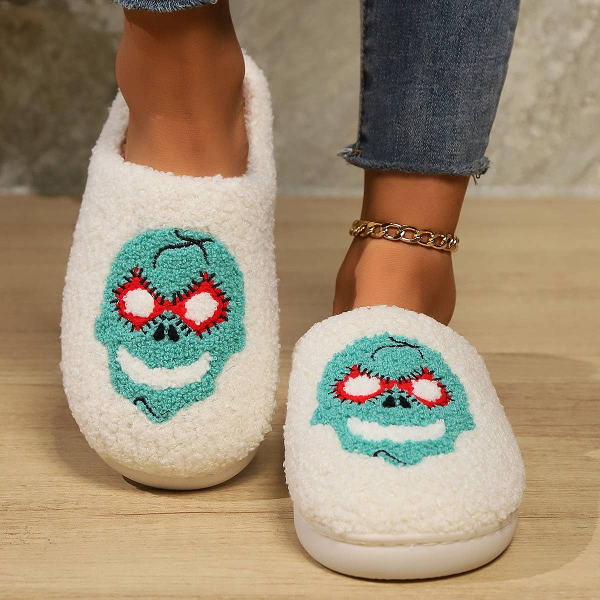 HALLOWEEN COTTON SLIPPER HOME INDOOR WARM SLIPPERS