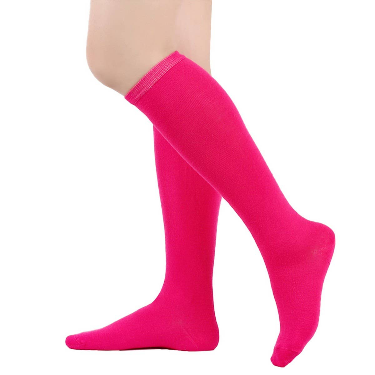 CWMS02670_STRIPED KNEE HIGH SOCKS WOMEN GIRL STYLE