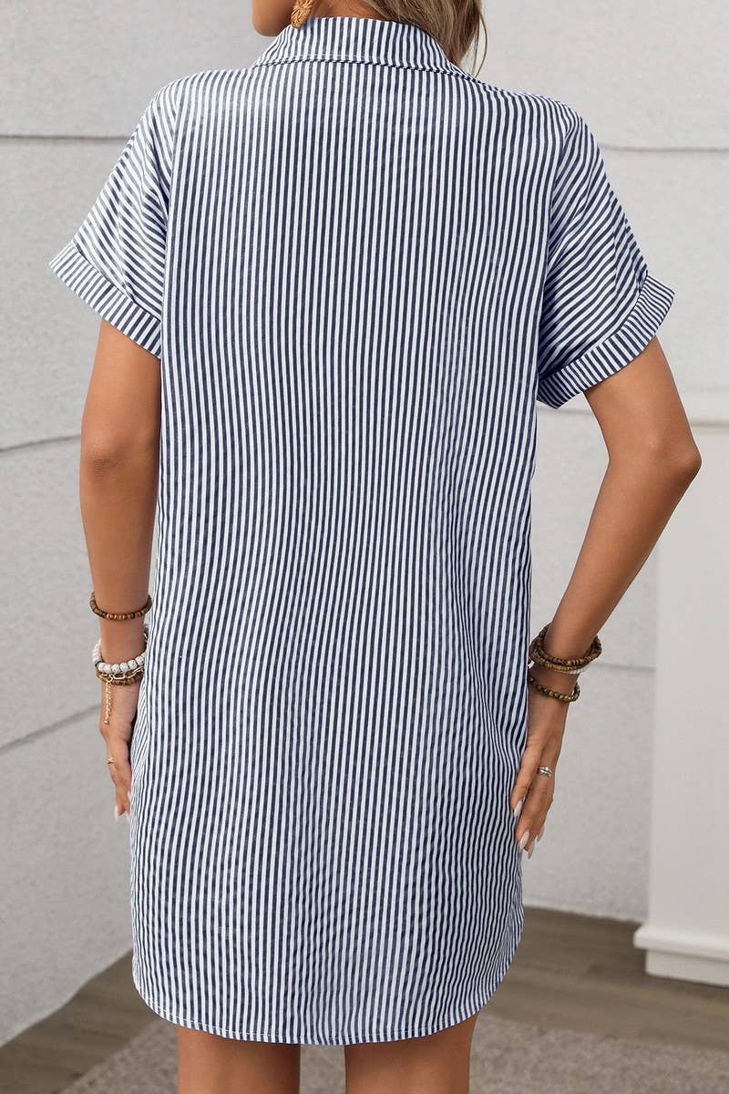 CWDSD7263_STRIPED COTTON AND LINEN MIDI SHIRT DRESS