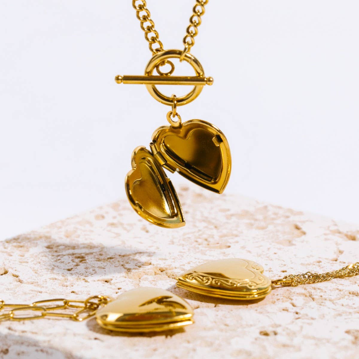 Love Photo Box Pendant Clavicle Necklace