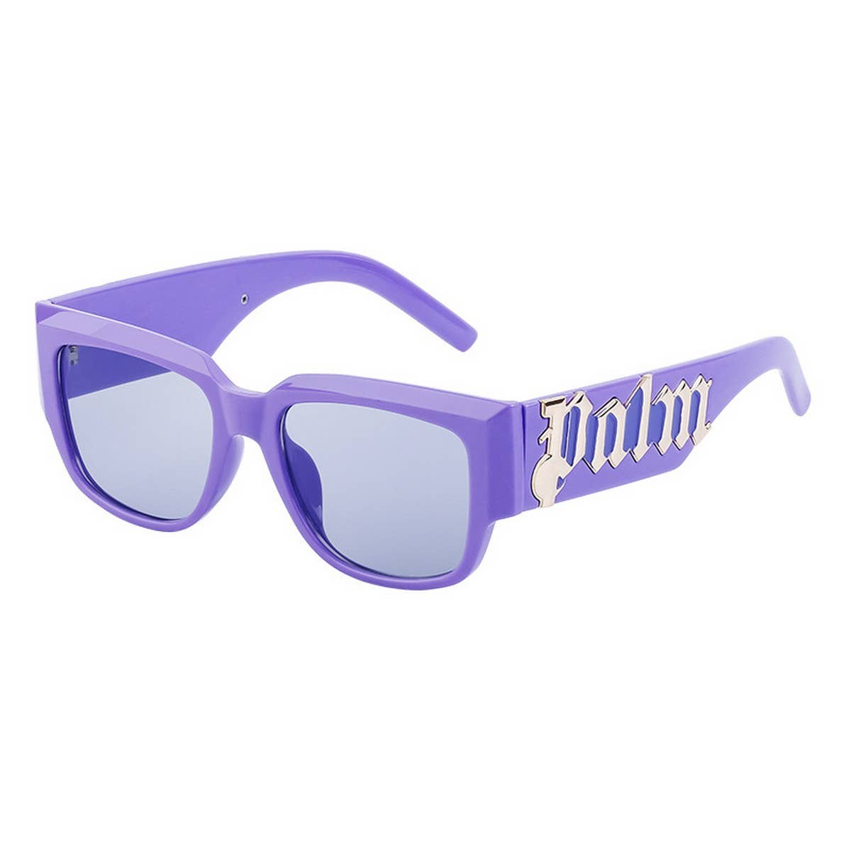 FASHION PERSONALITY WIDE TEMPLE CAT EYE SUNGLASSES_CWASG0665