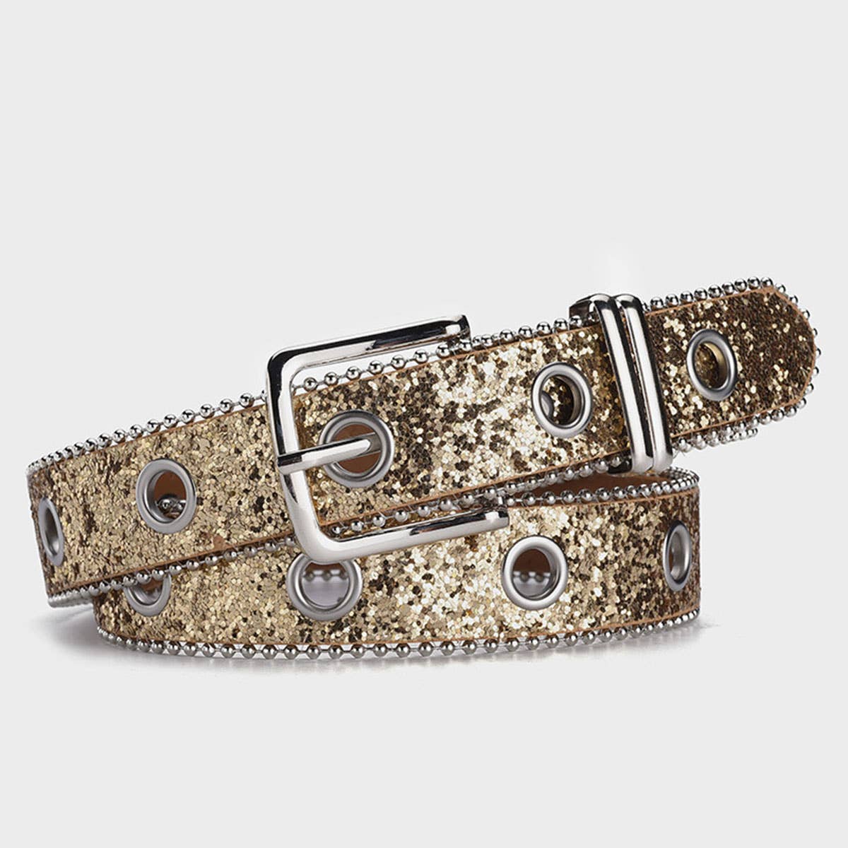 SEQUIN BLING VINTAGE BELT_CWABE0193