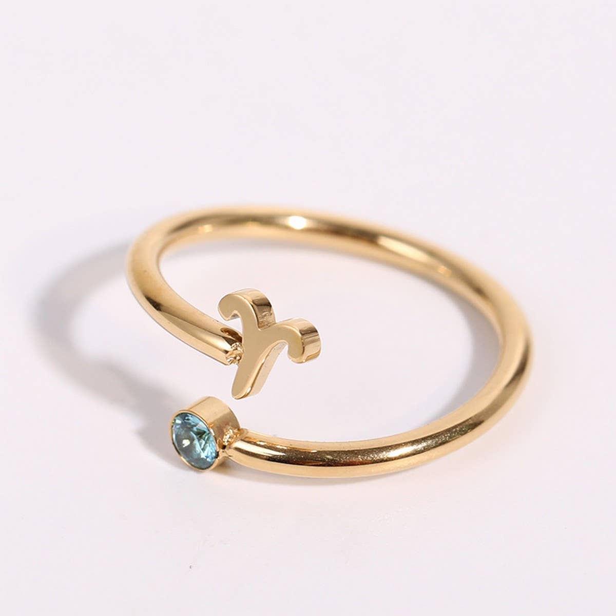 colored zircon rings fort and twelve zodiac signs