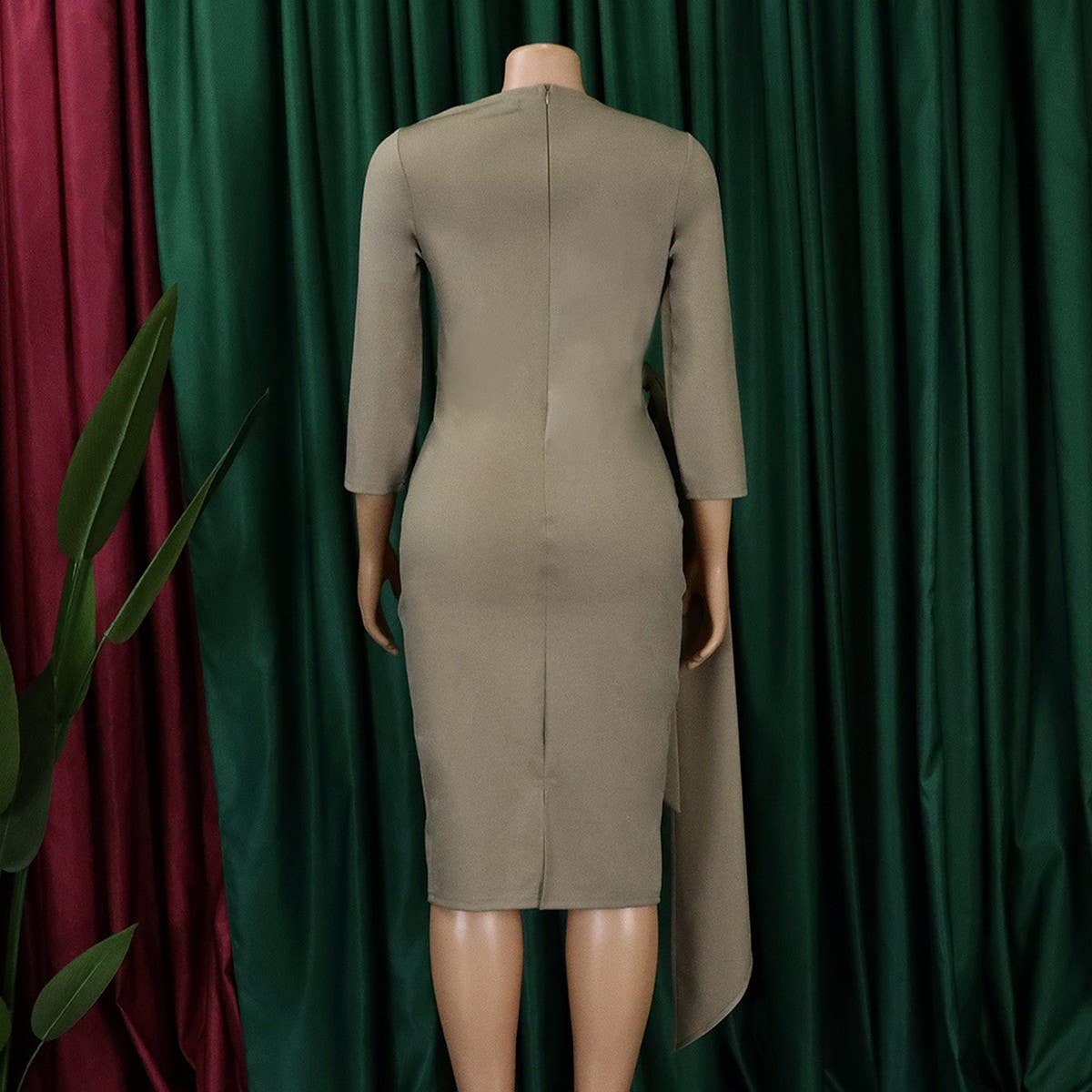 TEMPERAMENT COMMUTING PLEATED TIE DRESS