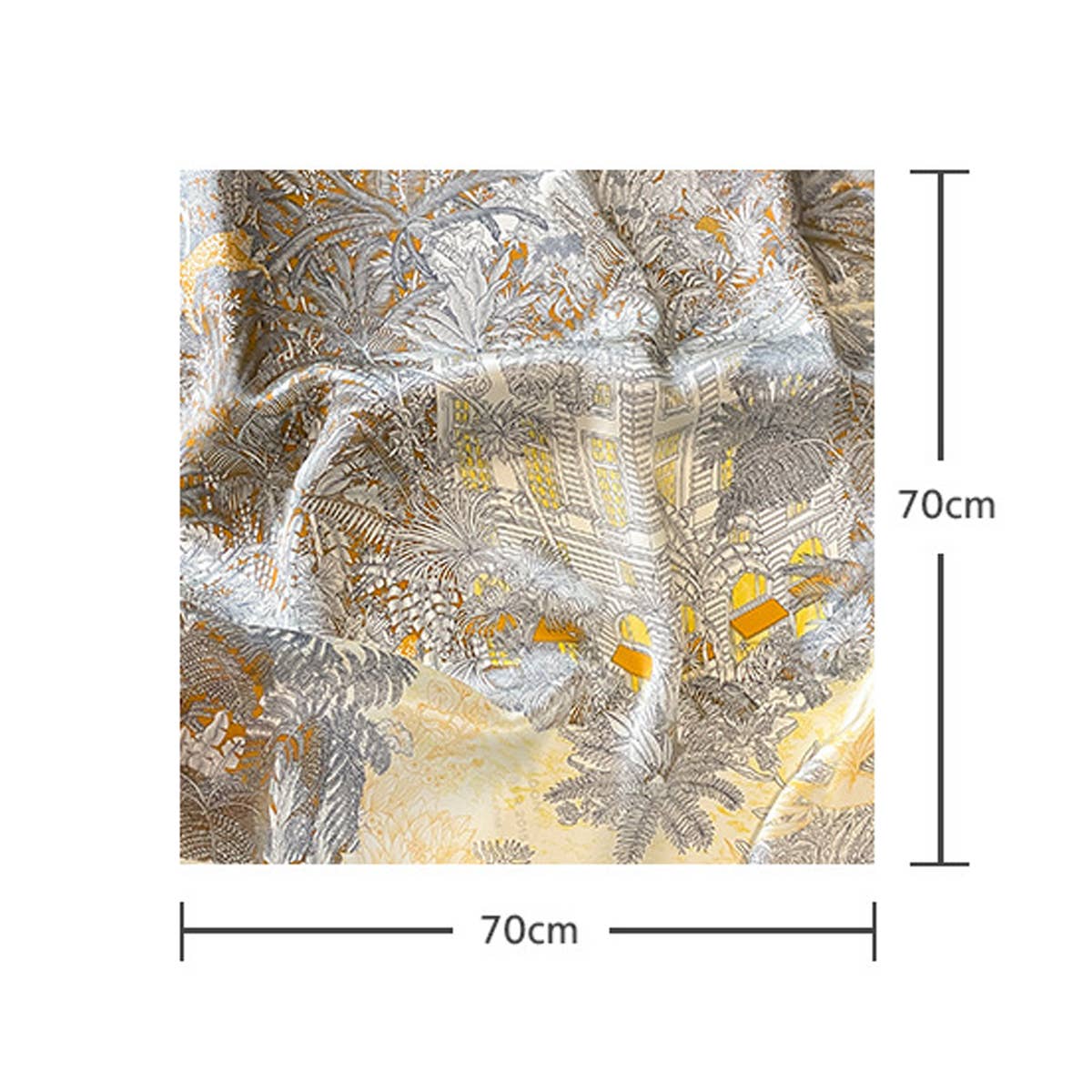 Silk Scarf ? Summer Square Shawl & Headband