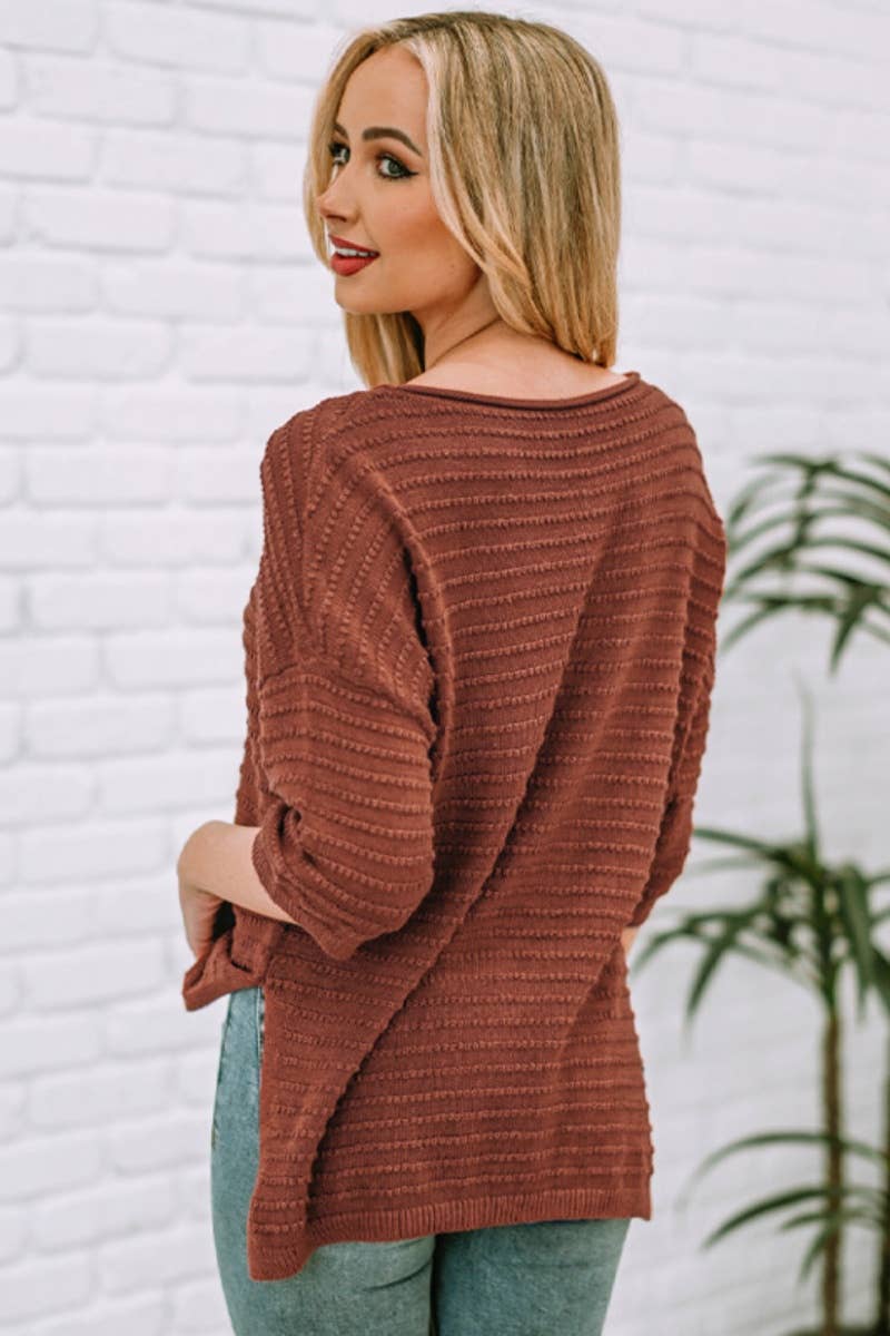 CWOSWL2950_SOLID COLOR WOOL ROUND NECK LONG SLEEVE TOP