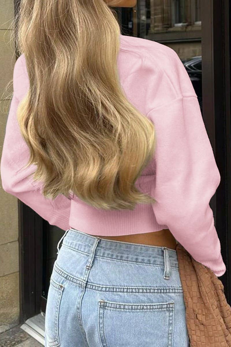 CWOCAL00754_V-NECK CASUAL SOLID COLOR BUTTON KNITTED SWEATER