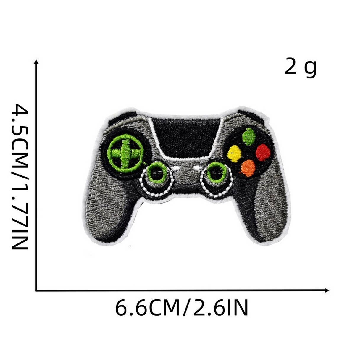 GREEN GAME CARTOON EMBROIDERED PATCH