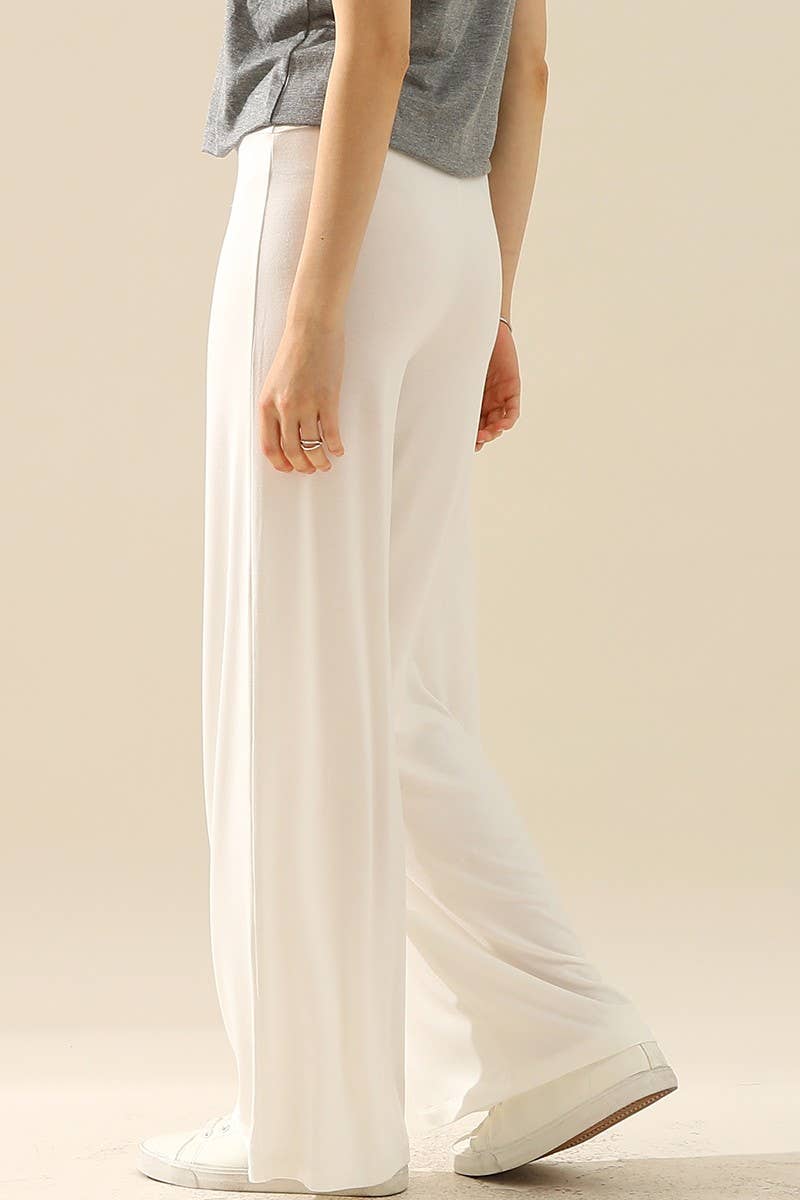 CWBLP410_HIGH WAIST WIDE LEG PALAZZO LOOSE CASUAL PANTS