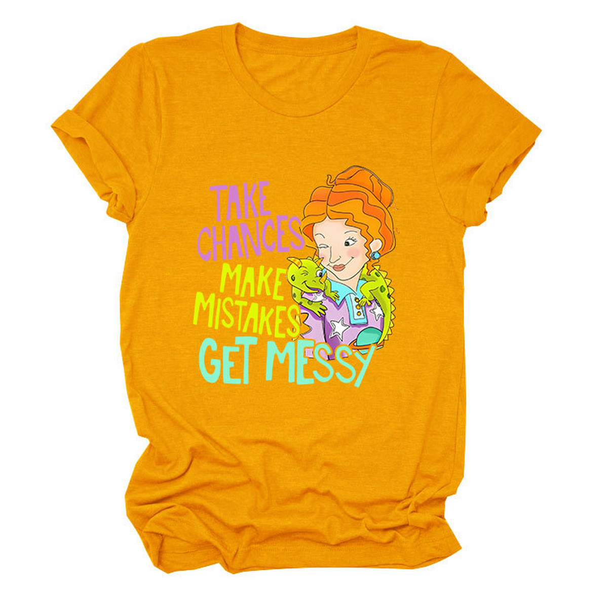 Positive Message Tee ?œTake Chances??Print_CWTTS1484