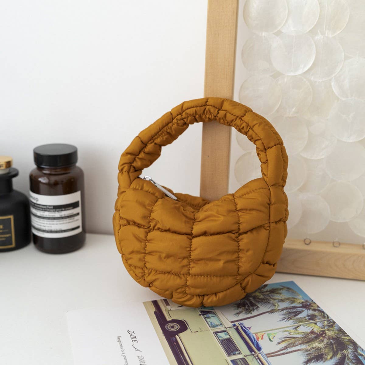 Cloud Puff Handbag Top Handle Bag_CUAB00500