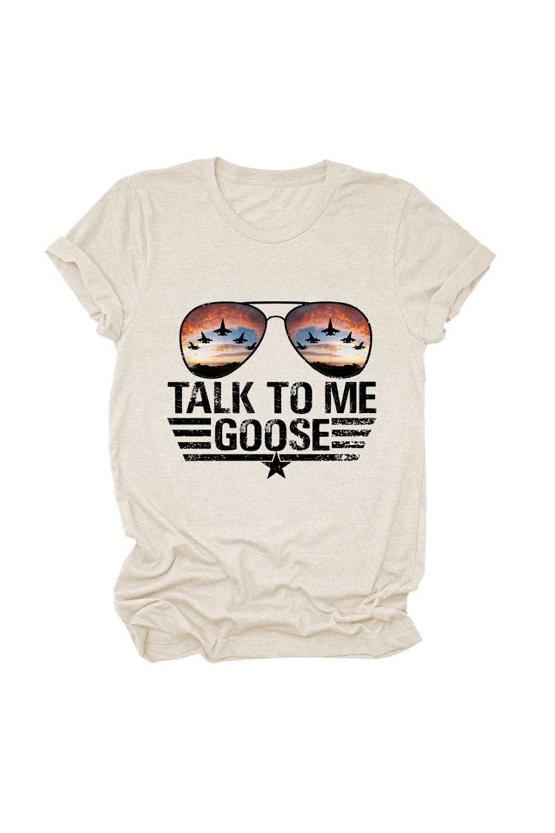 CWTTS1547_SUMMER LETTER PRINT SHORT-SLEEVED T-SHIRT