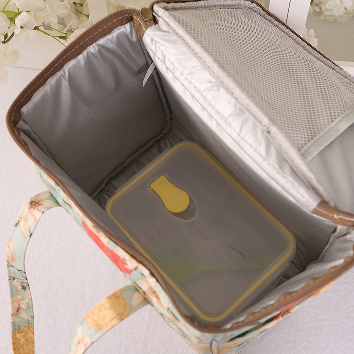 WATERPROOF CANVAS PORTABLE INSULATION BAG BENTO BAG_CWAB1720