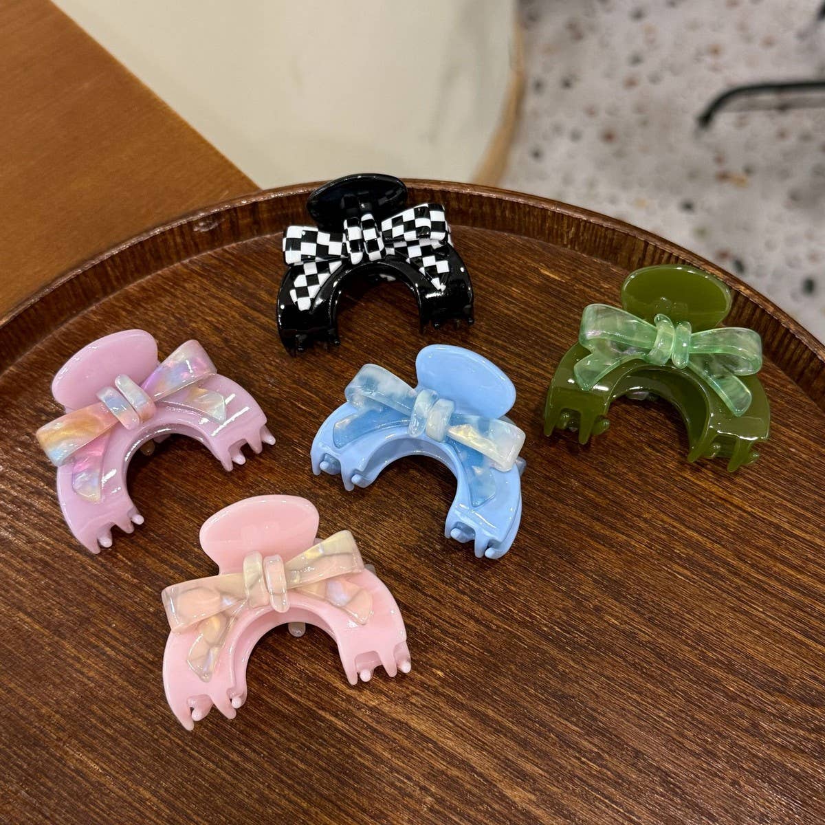 CWAHA4556_NEW SWEET SEMI-CIRCULAR TEMPERAMENT HAIRPIN