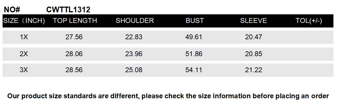 CWTTL1312_PLUS Size Casual Foldover Collar Knit Pullover Top