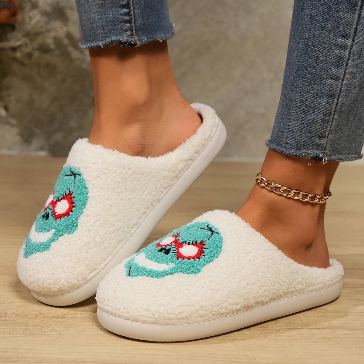 HALLOWEEN COTTON SLIPPER HOME INDOOR WARM SLIPPERS