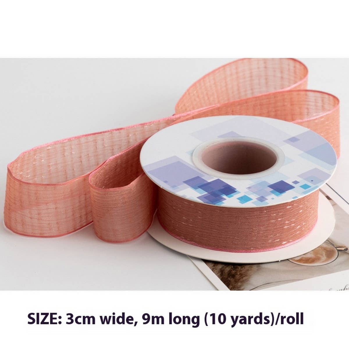 DIY DECORATIVE POLYESTER HAIR RIBBON