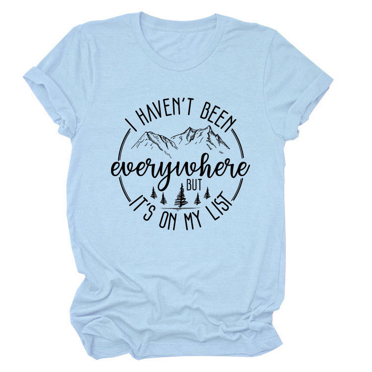 New Summer Short Sleeve T-Shirt, Geometric_CWDSD8369