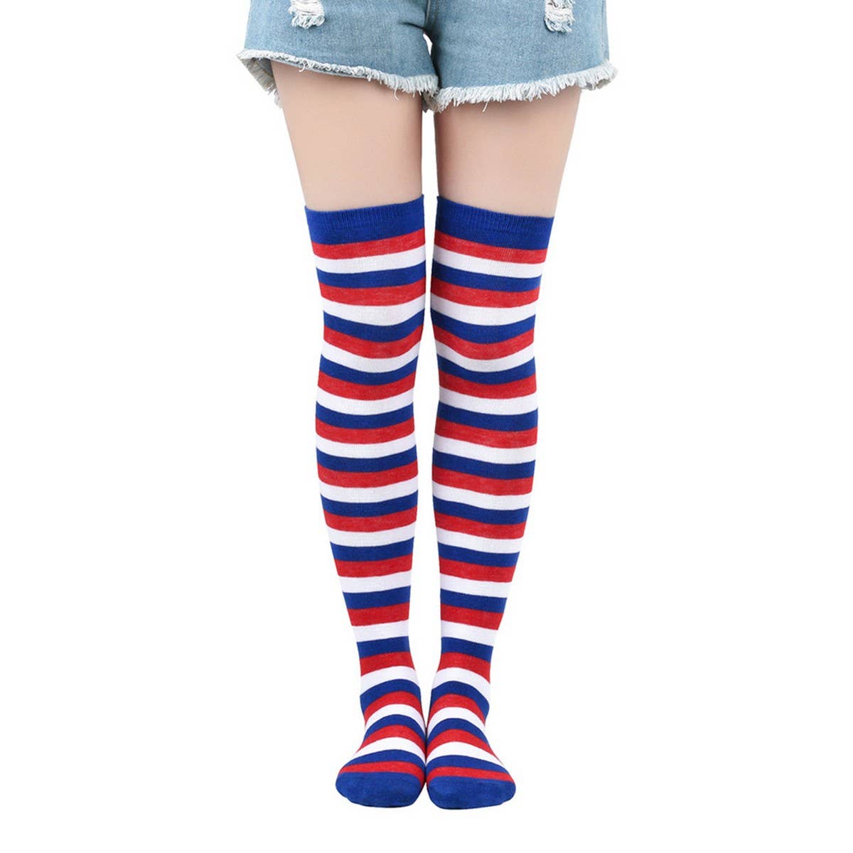 CWMS02685_STRIPED SOCKS &AMP GLOVES SET PARTY