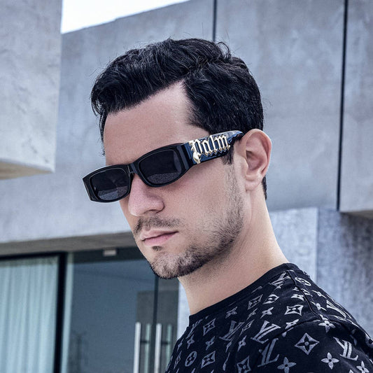 SMALL FRAME SUNGLASSES WITH WIDE TEMPLES_CWASG0570