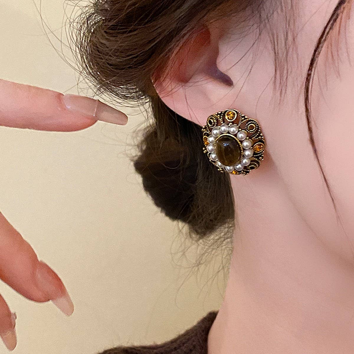 RETRO FRENCH LIGHT LUXURY HIGH-END EARRINGS_CWAJE2461