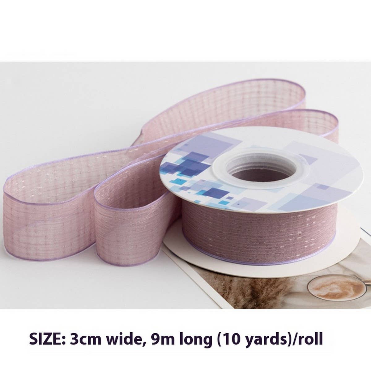 DIY DECORATIVE POLYESTER HAIR RIBBON