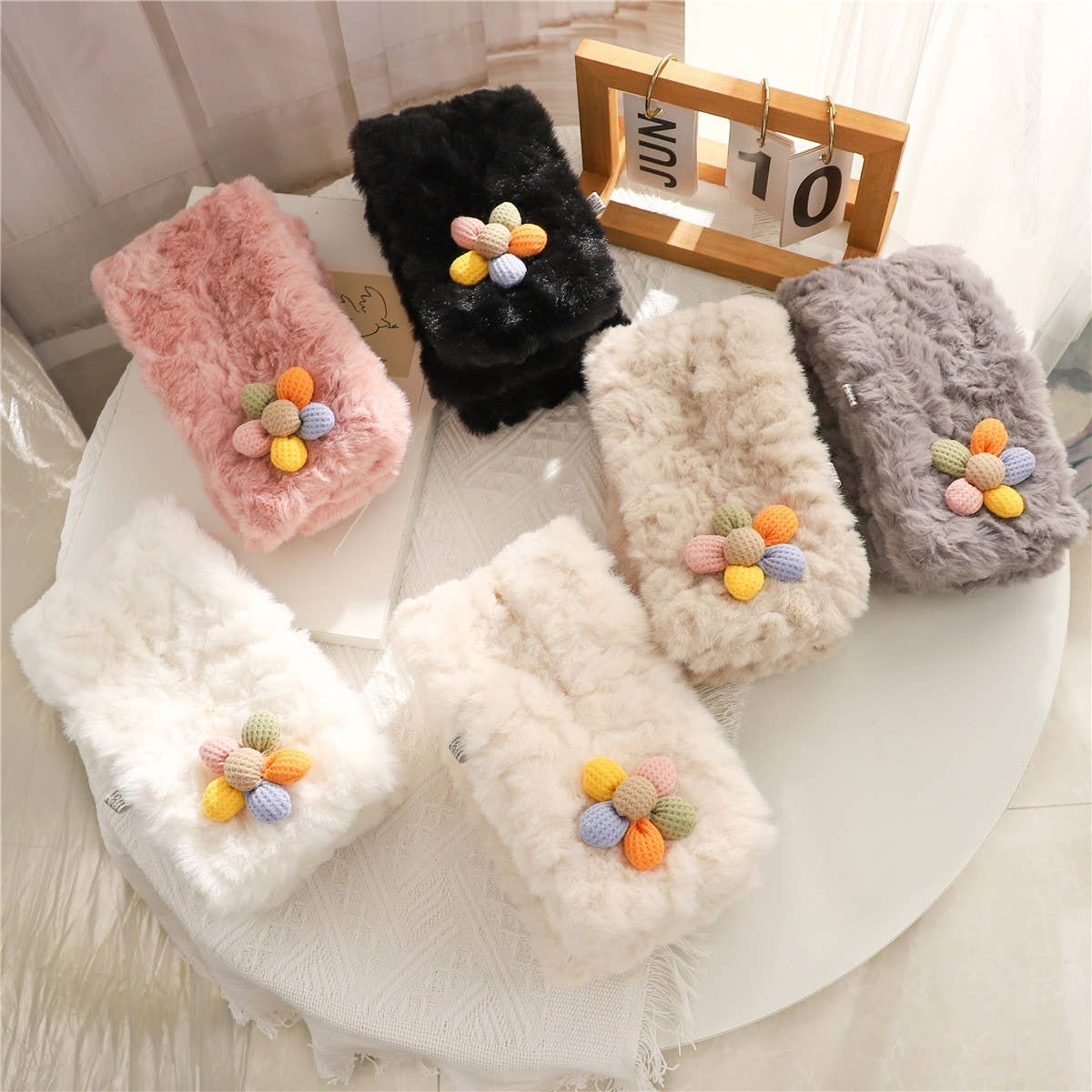 NEW WINTER COLORFUL FLOWER WARM SCARF_CWASC1252