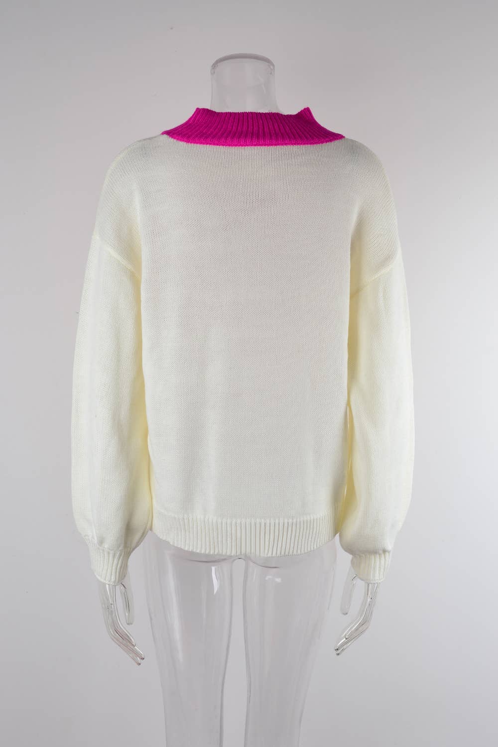 BIG LOVE VALENTINE'S DAY CREW-NECK KNIT PULLOVER