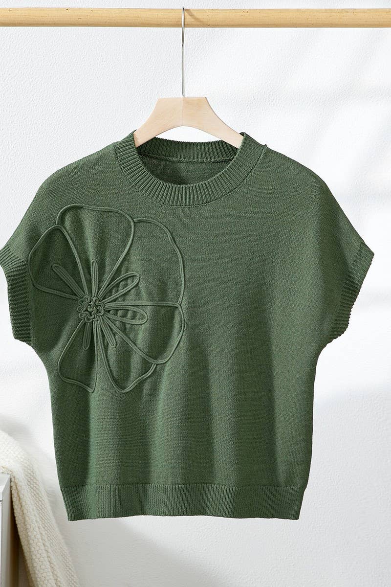 CWOV0716_SLEEVELESS EMBROIDERED KNITTED BACKLESS TANK TOP