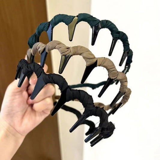 SIMPLE NON-SLIP TOOTHED WAVY HEADBAND_CWAHA2844