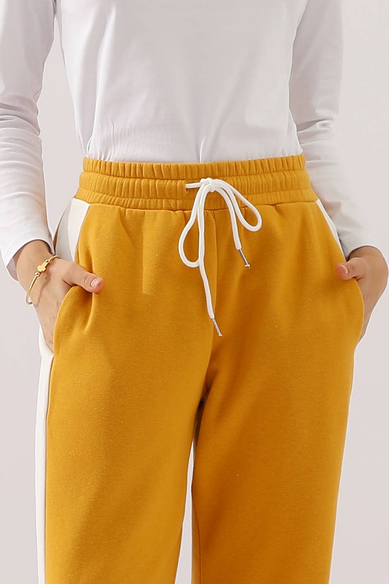 CWBLP398-P_PLUS SIZE HIGH WAISTED WIDE LEG LONG SWEATPANTS