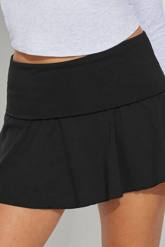 CWTTSL0463_SPRING A-LINE PETITE SPORTS ANTI-EXPOSURE SKIRT
