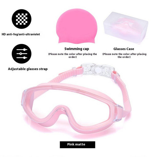 Pro Swim Goggles Set, HD, UV Protection, Silicone_CWASG1055