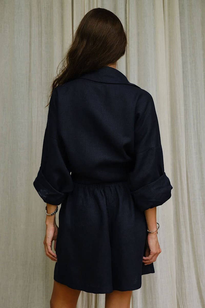 CWSS1170_SUMMER VACATION LOOSE SHIRT AND SHORTS SET