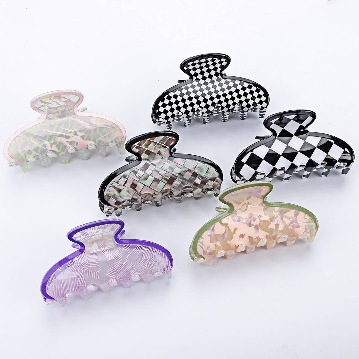 CWAHA1394_FASHION SWEET LARGE  HAIR CLAW CLIP