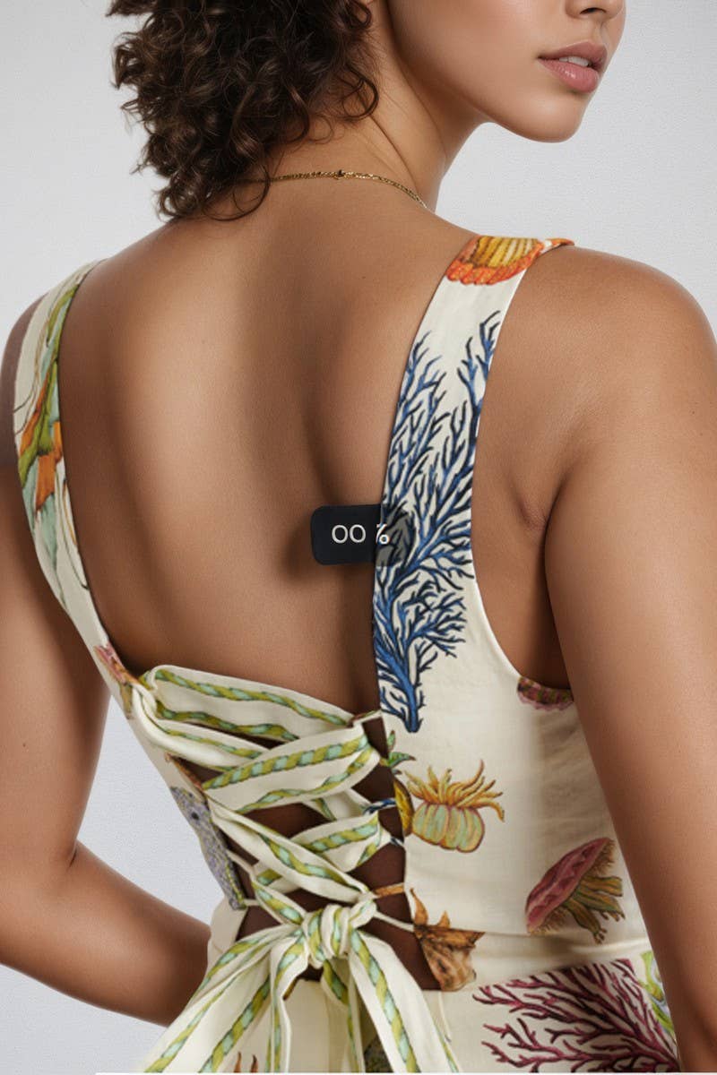 CWDSD8830_BACKLESS PRINTED CASUAL SLING MINI DRESS